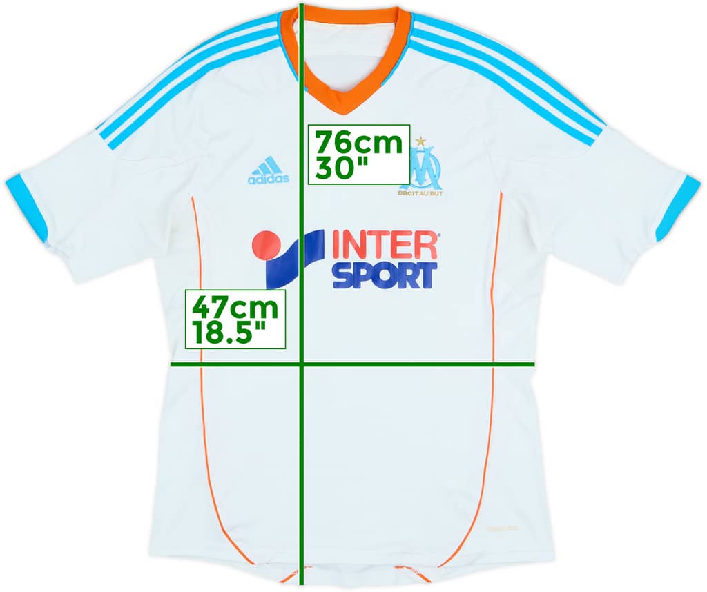 2012-13 Olympique Marseille Home Shirt - 6/10 - (M)