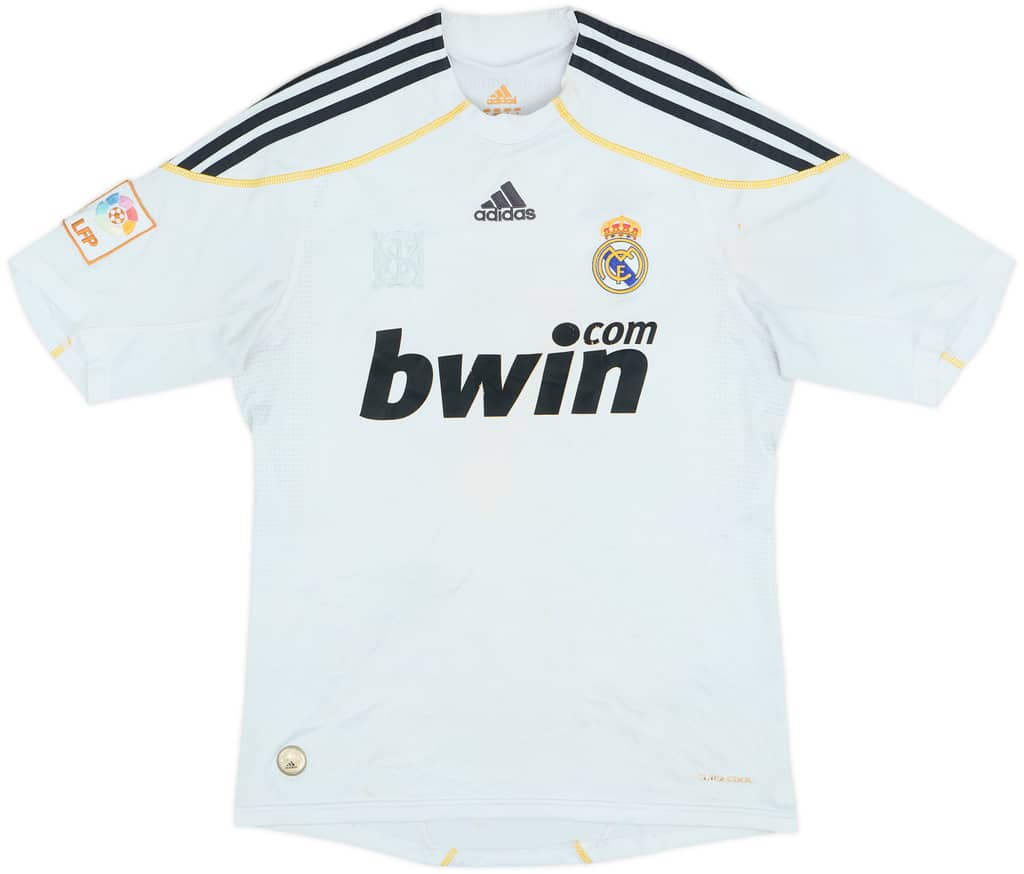 2009-10 Real Madrid Home Shirt - 4/10 - (S)