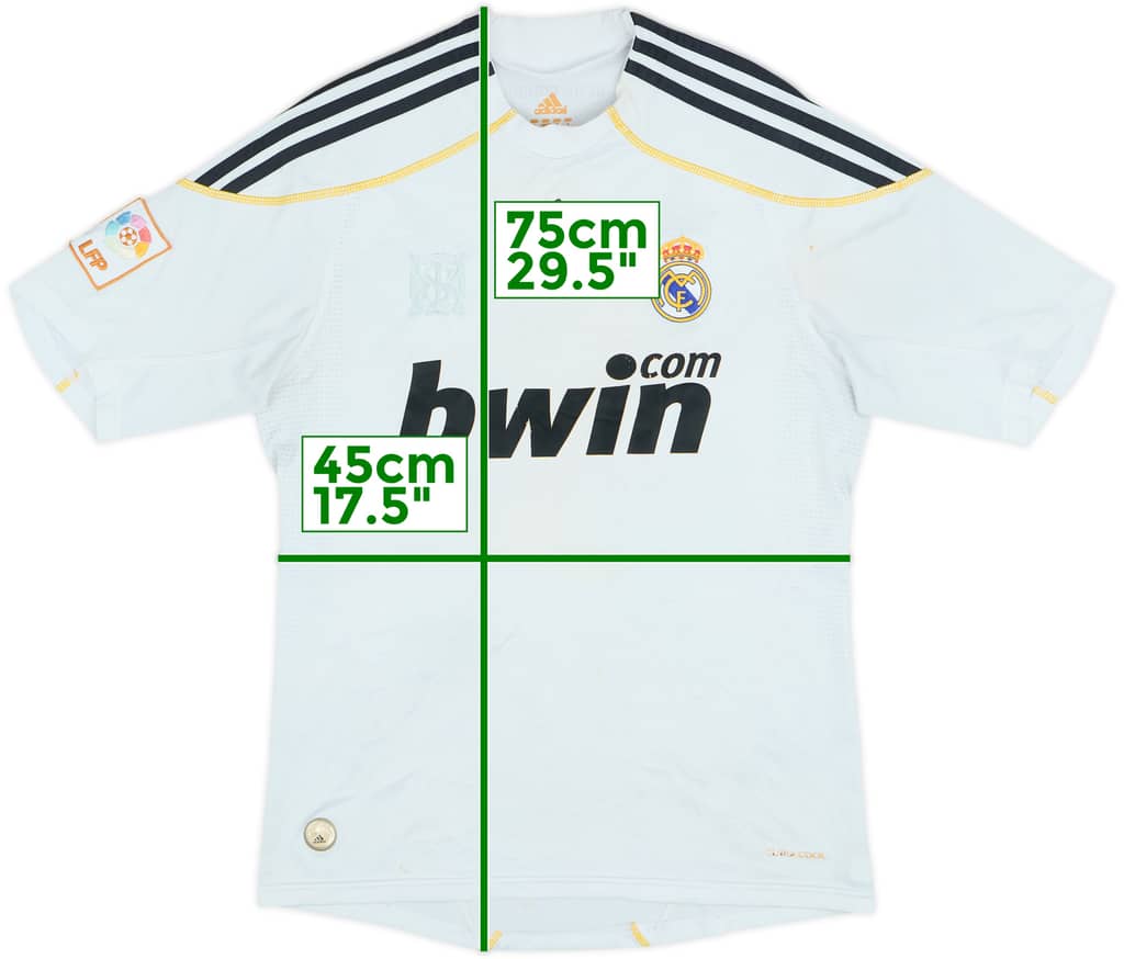 2009-10 Real Madrid Home Shirt - 4/10 - (S)