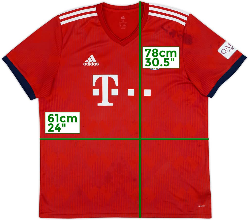 2018-19 Bayern Munich Home Shirt - 4/10 - (XL)