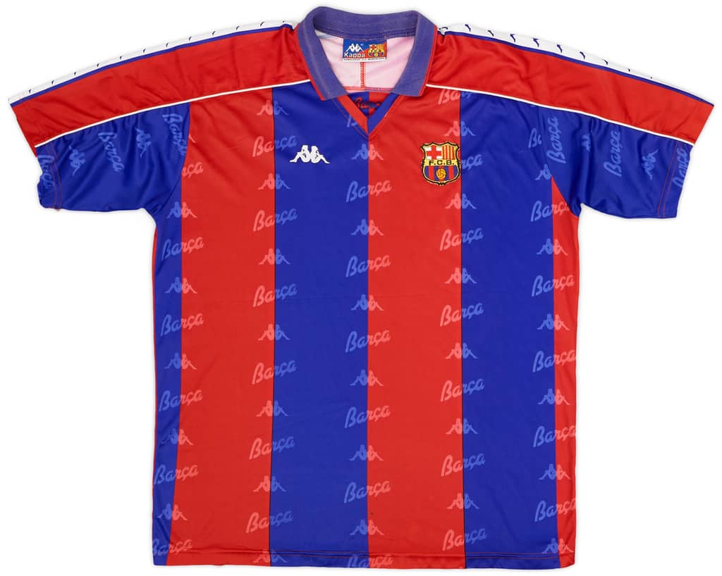 1992-95 Barcelona Home Shirt - 8/10 - (XL)