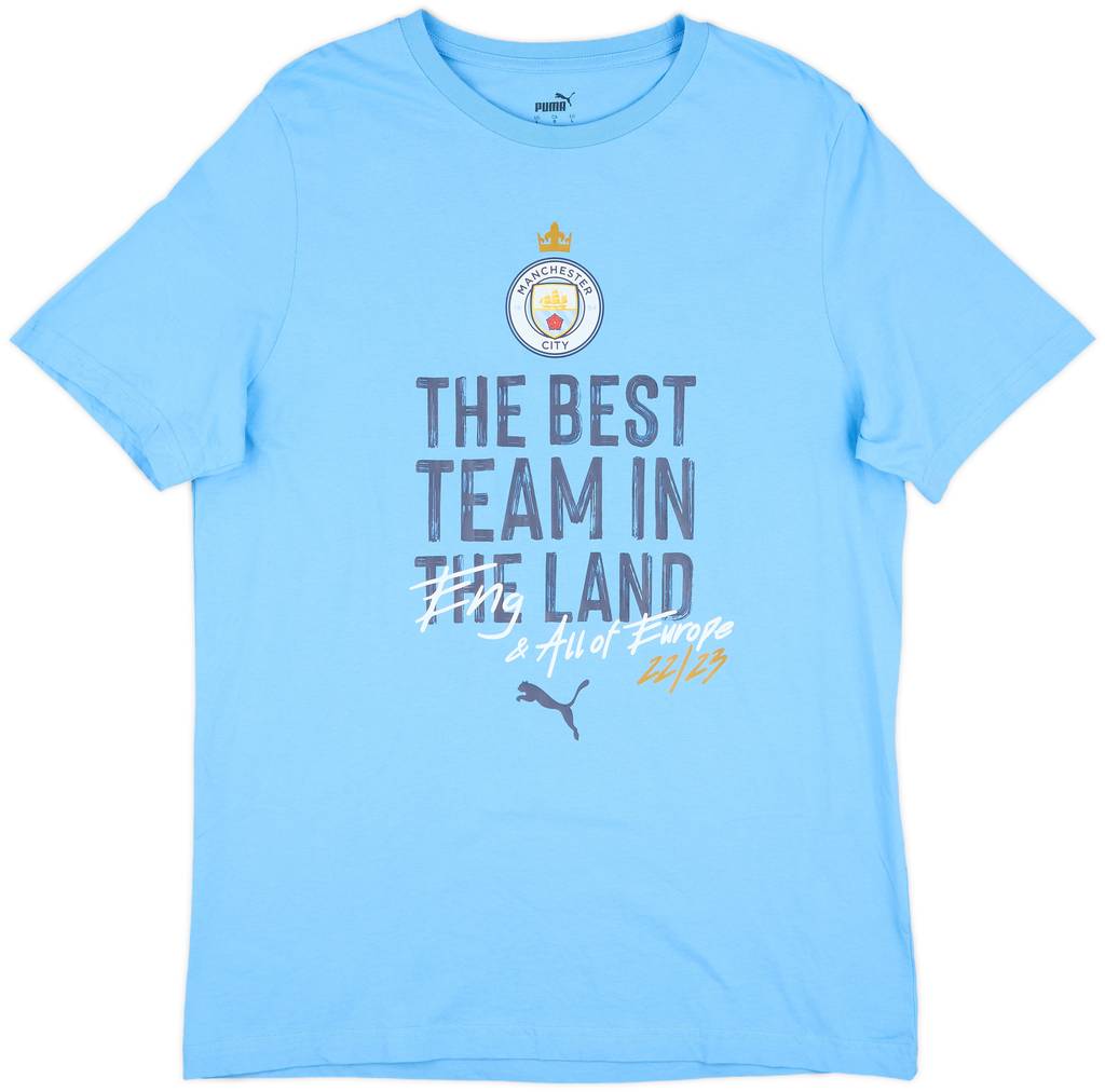 2022-23 Manchester City Puma Tee - 10/10 - (L)