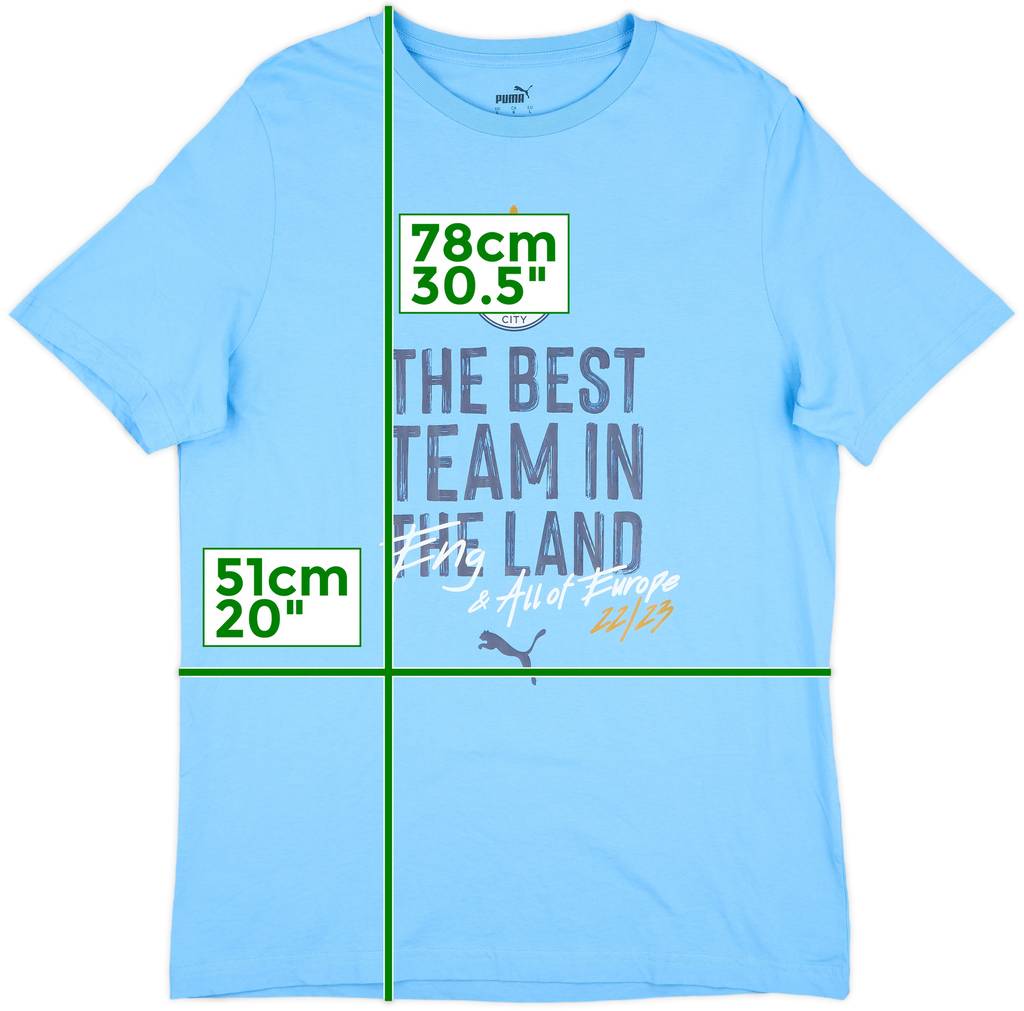 2022-23 Manchester City Puma Tee - 10/10 - (L)