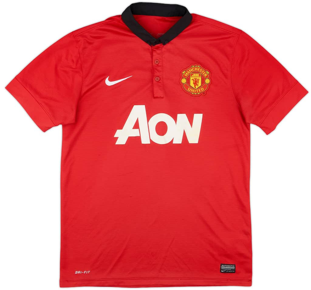 2013-14 Manchester United Home Shirt - 4/10 - (M)