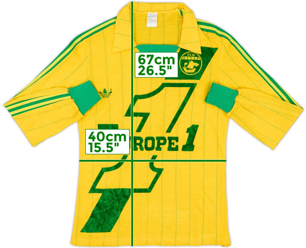 1981-82 Nantes Home L/S Shirt - 8/10 - (S)