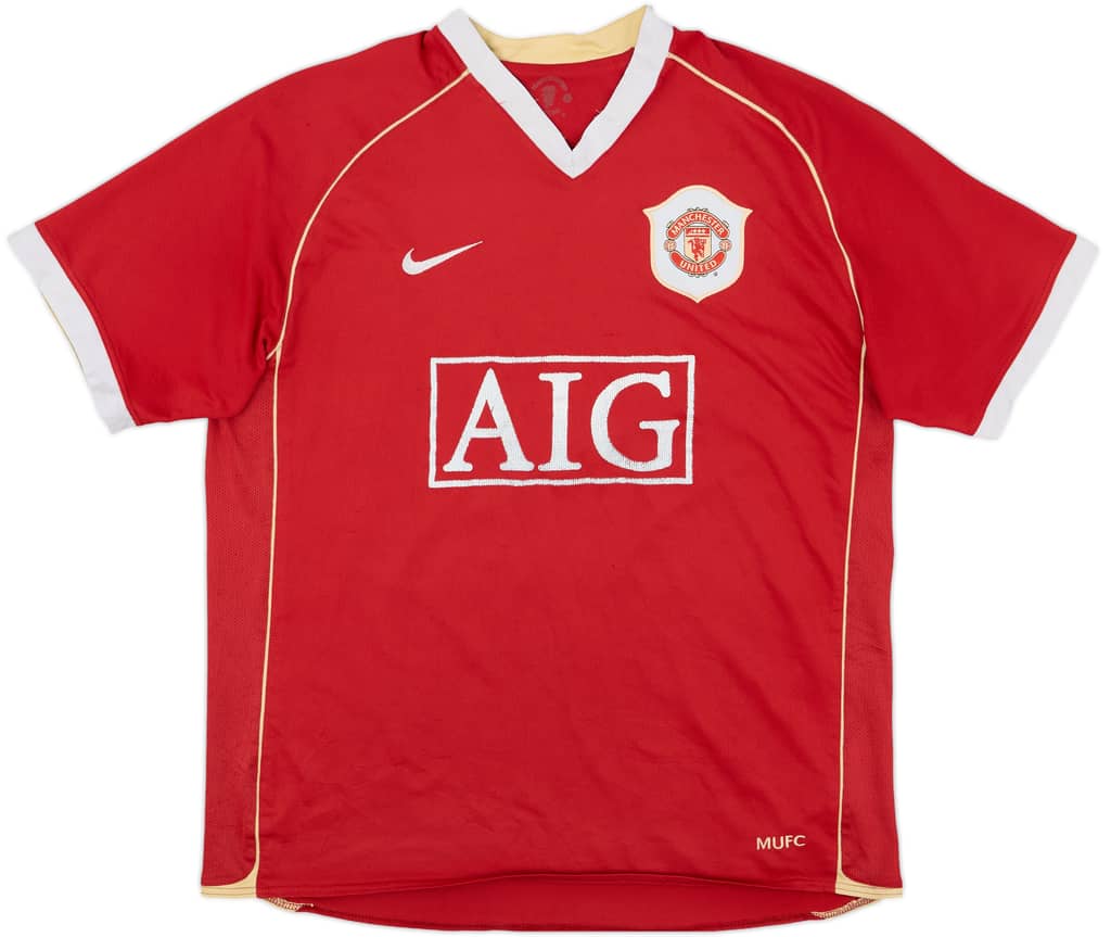2006-07 Manchester United Home Shirt - 5/10 - (L)