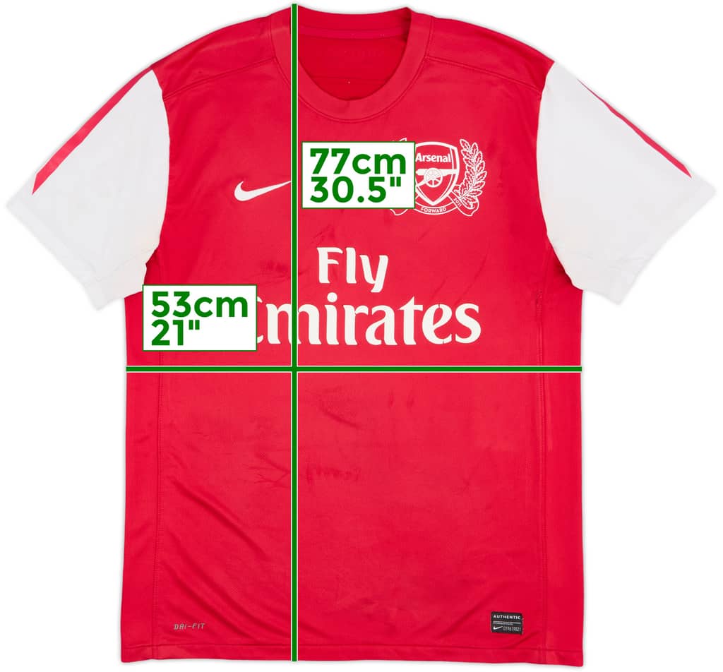 2011-12 Arsenal Home Shirt - 4/10 - (L)