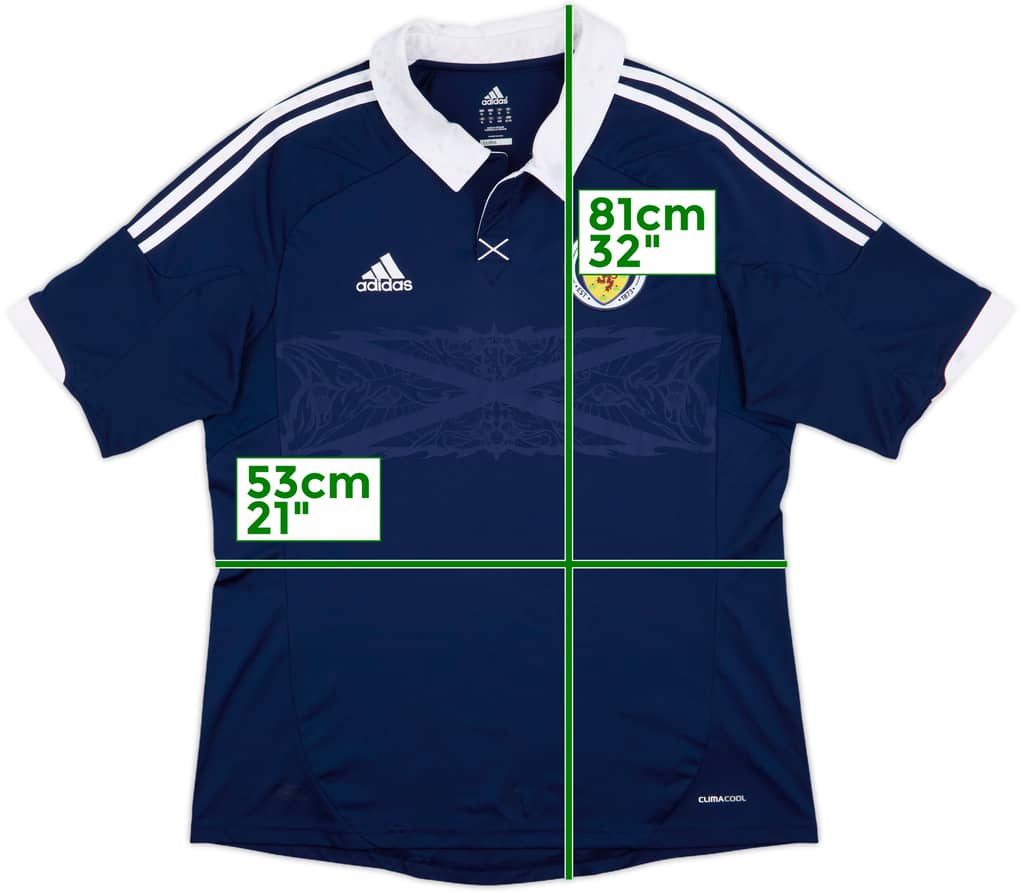 2011-13 Scotland Home Shirt - 6/10 - (XL)