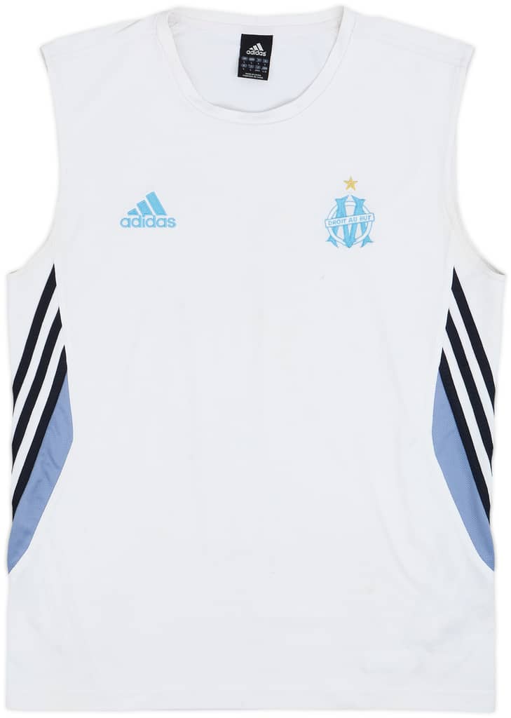 2003-04 Marseille adidas Training Vest - 7/10 - (L)