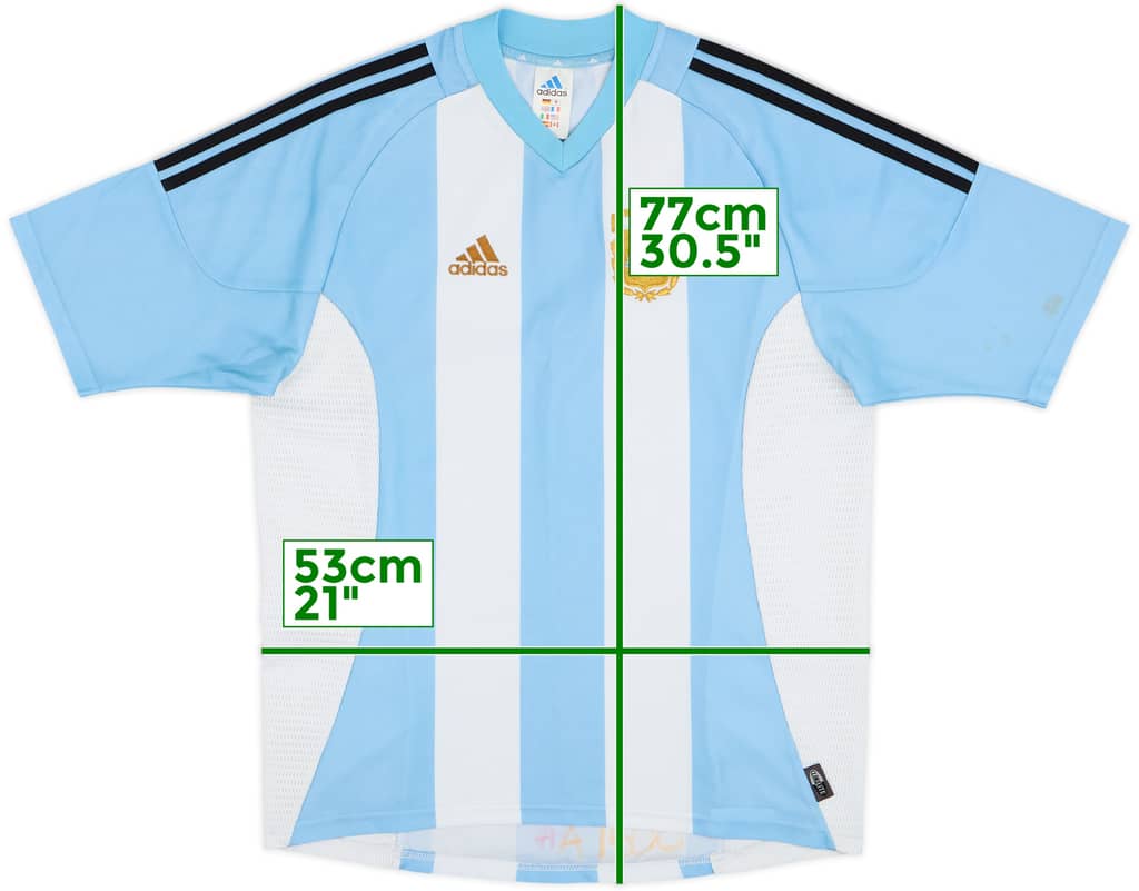 2002-04 Argentina Home Shirt - 4/10 - (M)