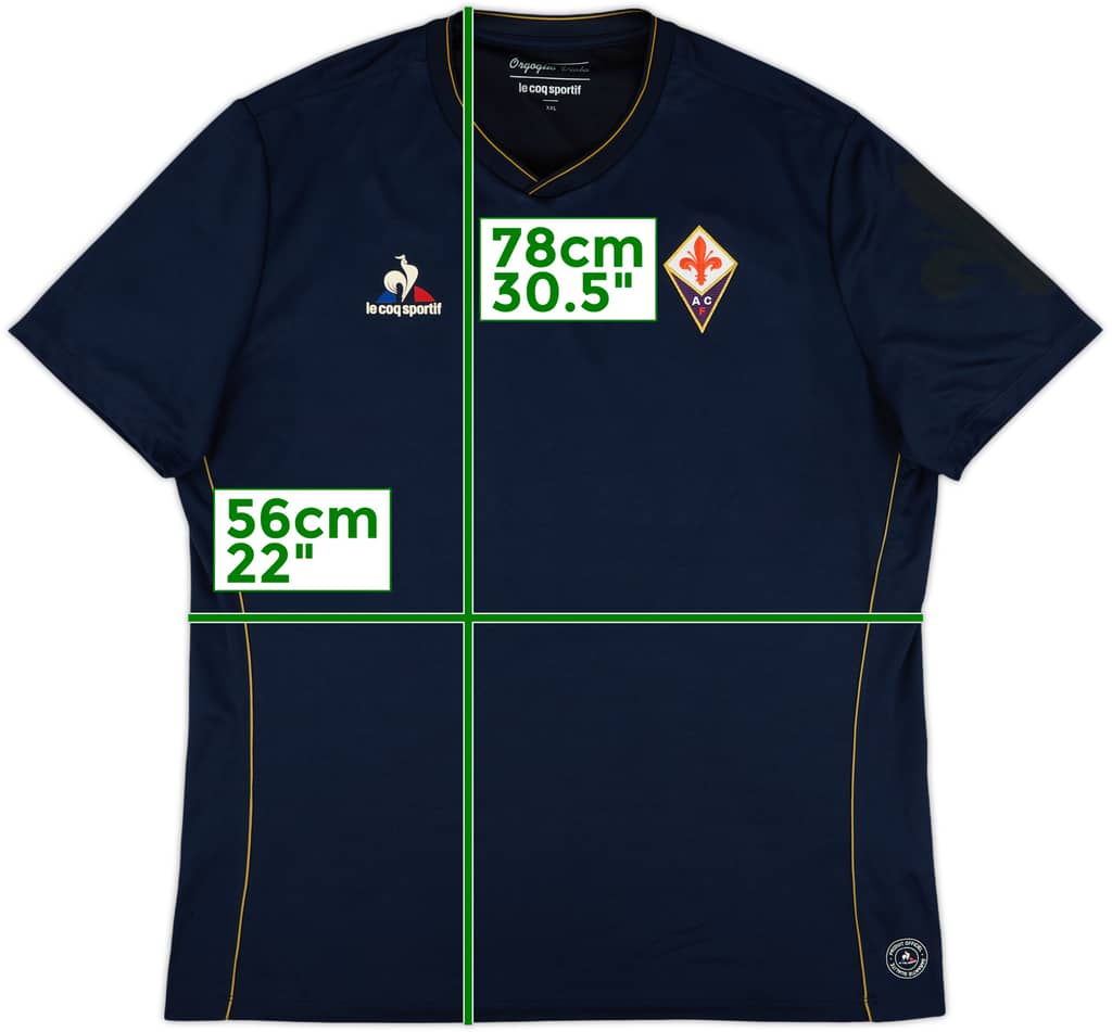 2015-16 Fiorentina Le Coq Sportif Training Shirt - 5/10 - (XXL)