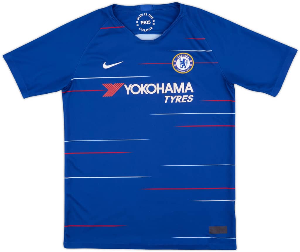2018-19 Chelsea Home Shirt - 7/10 - (XL.Boys)