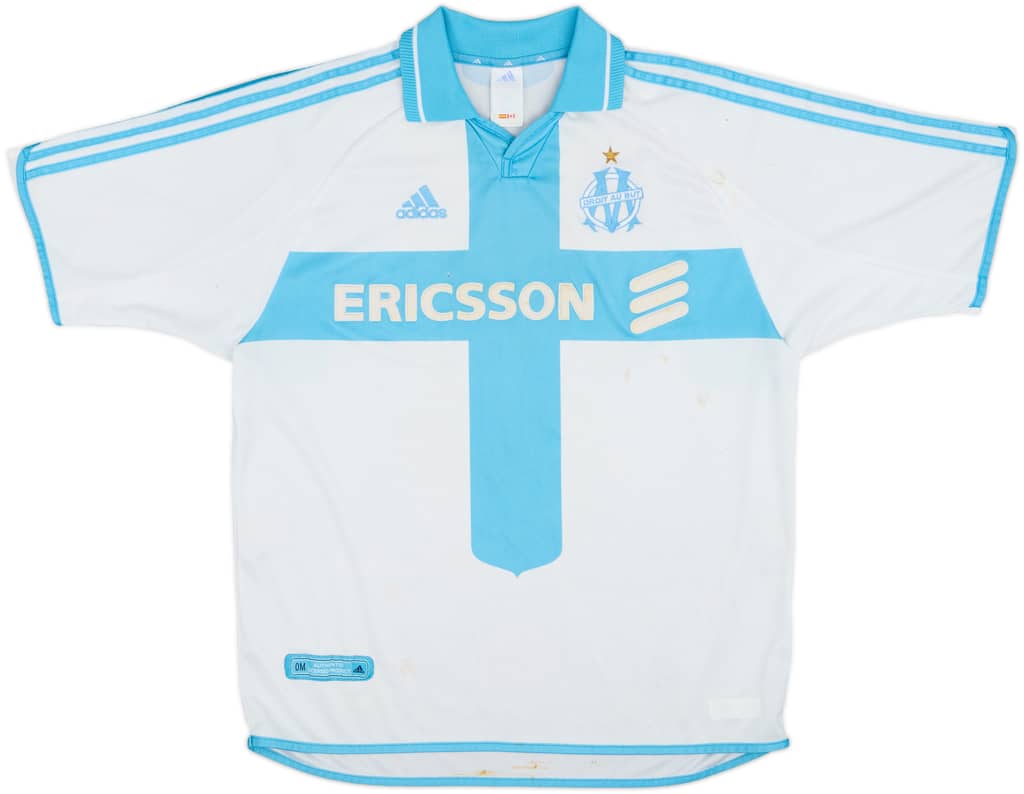 2000-01 Olympique Marseille Home Shirt - 4/10 - (L)