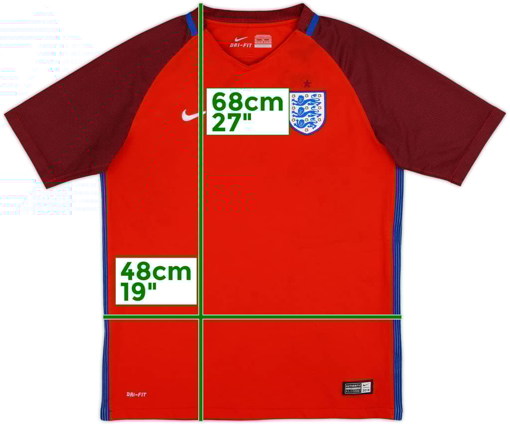 2016-17 England Away Shirt - 5/10 - (XL.Boys)