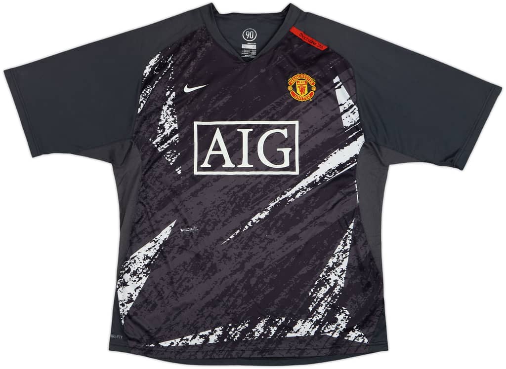 2007-08 Manchester United Nike Training Shirt - 5/10 - (L)