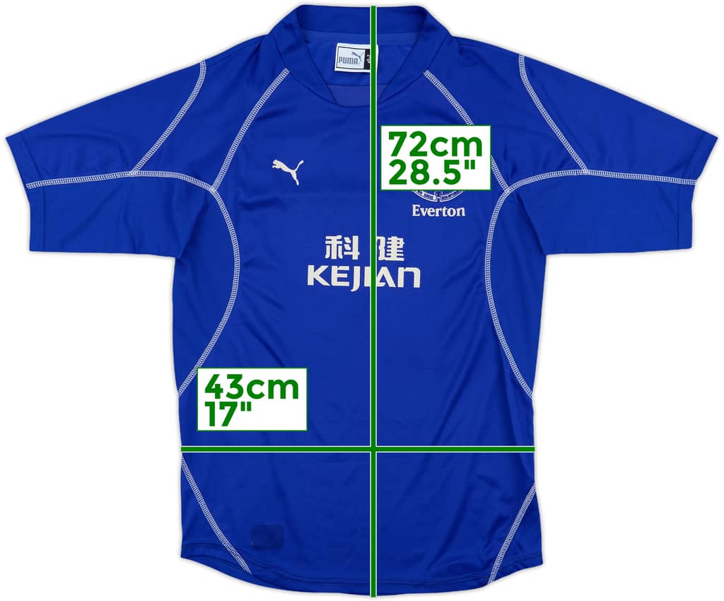 2002-03 Everton Home Shirt - 8/10 - (L.Boys)