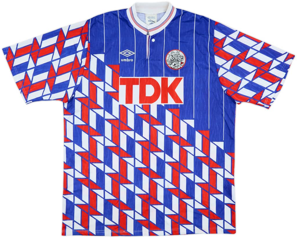 1989-90 Ajax Away Shirt - 7/10 - (L)