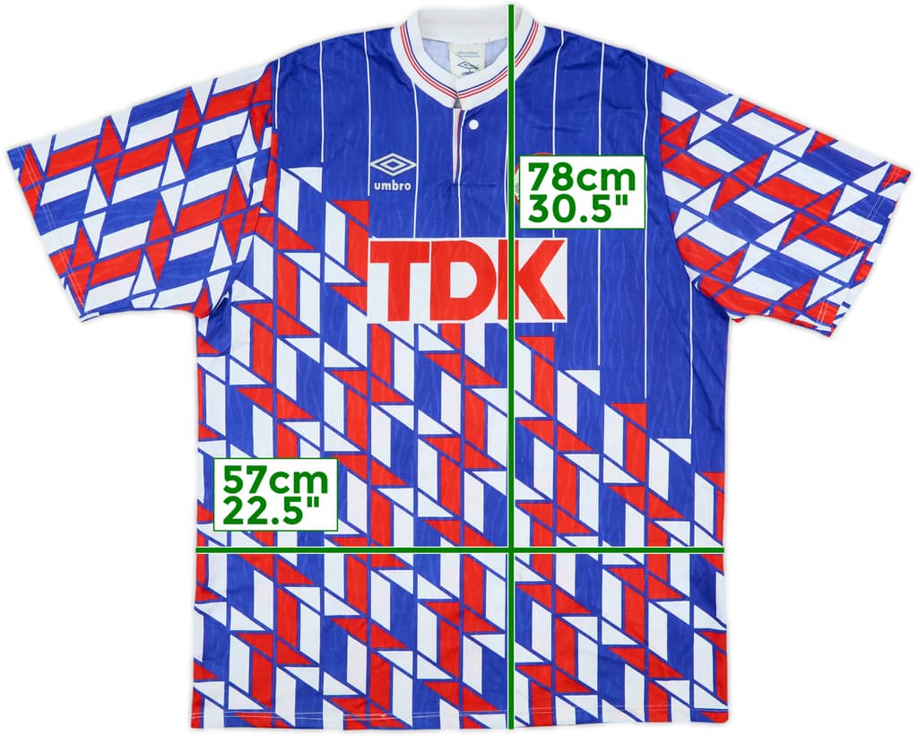1989-90 Ajax Away Shirt - 7/10 - (L)