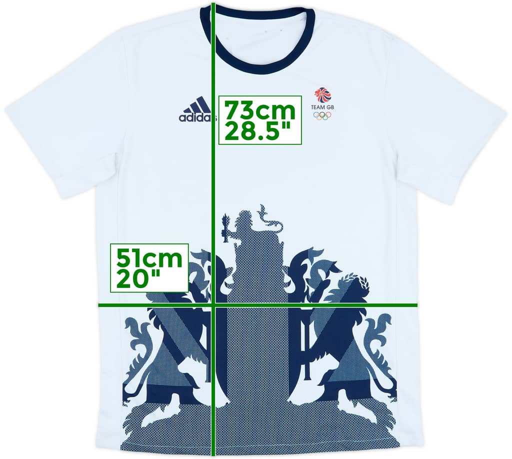 2016 Team GB adidas Training Shirt - 7/10 - (L)