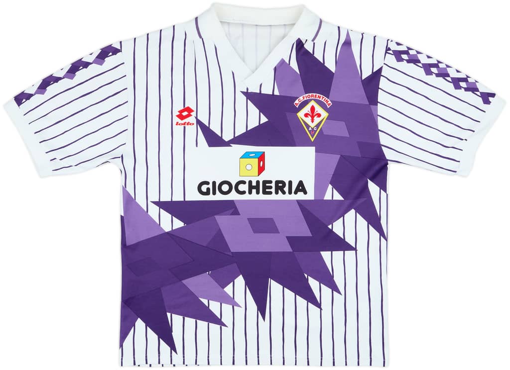 1991-92 Fiorentina Away Shirt - 8/10 - (L)