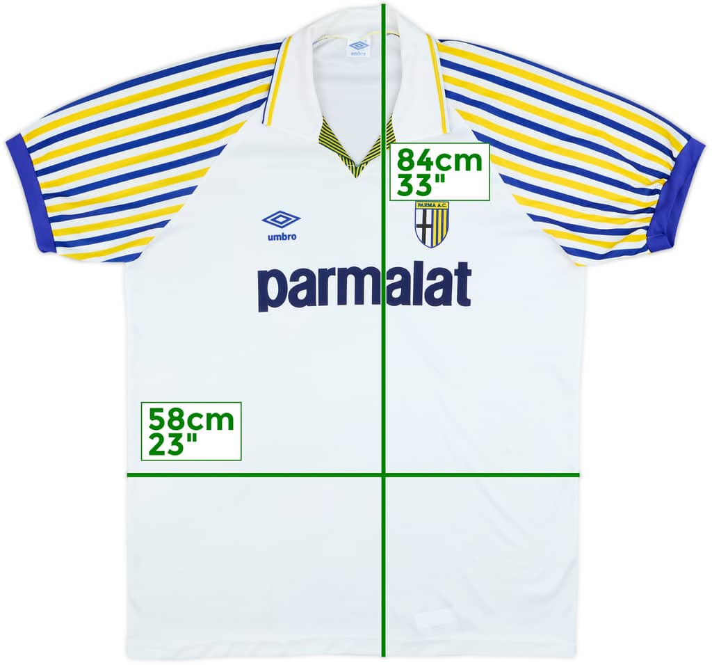 1990-91 Parma Home Shirt - 6/10 - (XL)