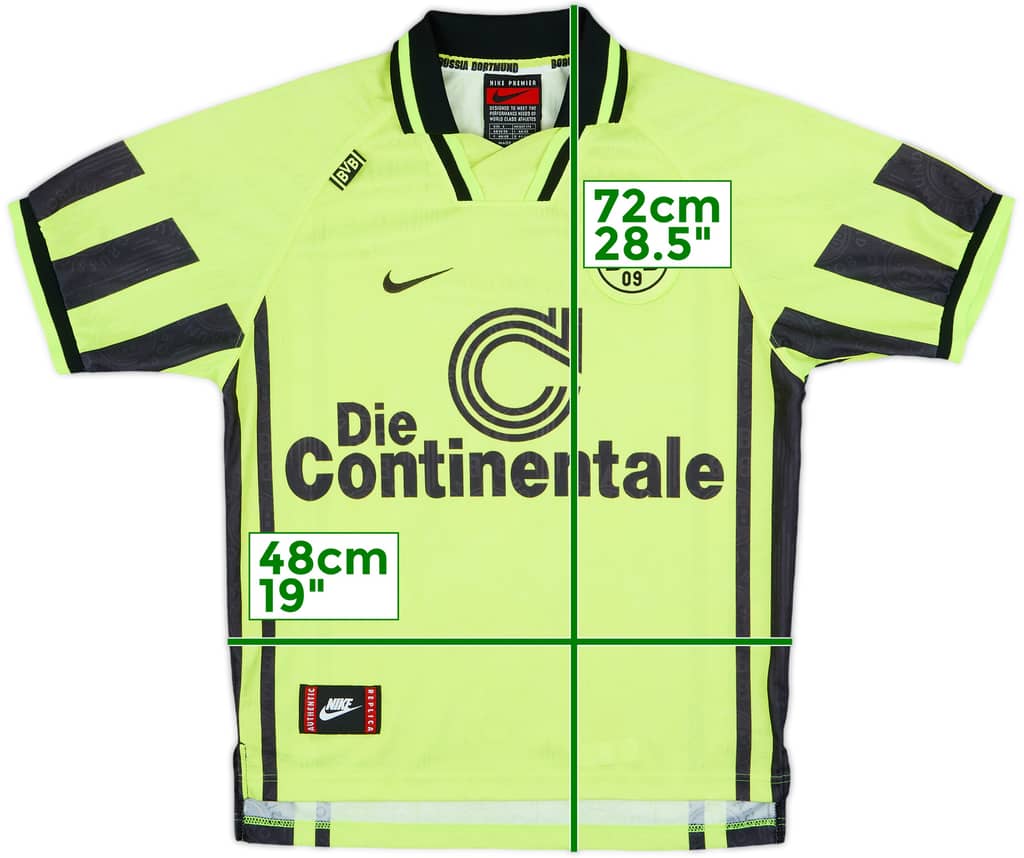 1996-97 Borussia Dortmund Home Shirt - 8/10 - (S)