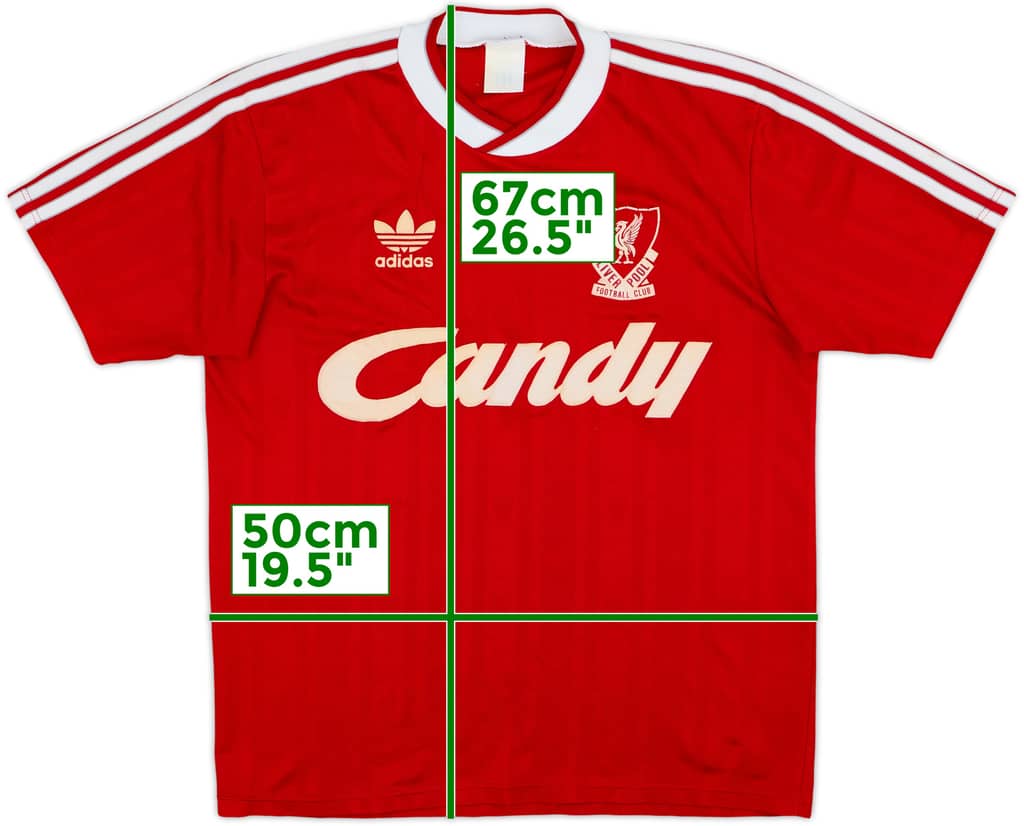 1988-89 Liverpool Home Shirt - 7/10 - (L)