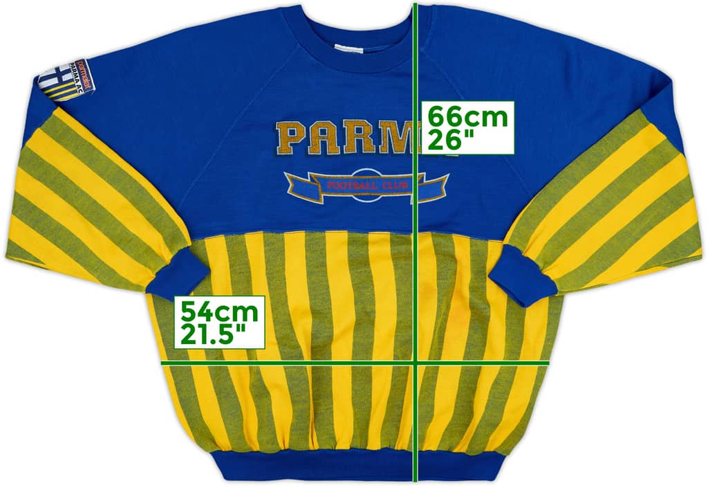 1990-91 Parma Le Felpe dei Grandi Club Sweat Top - 6/10 - (L)