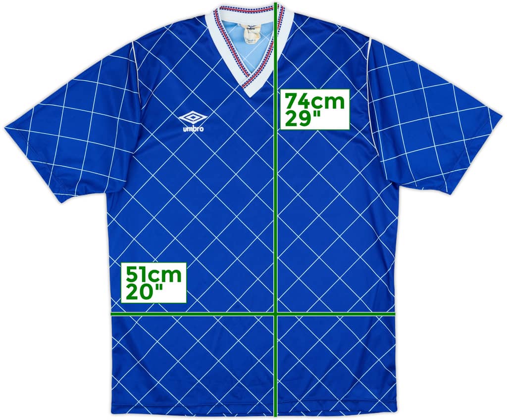 1987-89 Chelsea Home Shirt - 6/10 - (M)