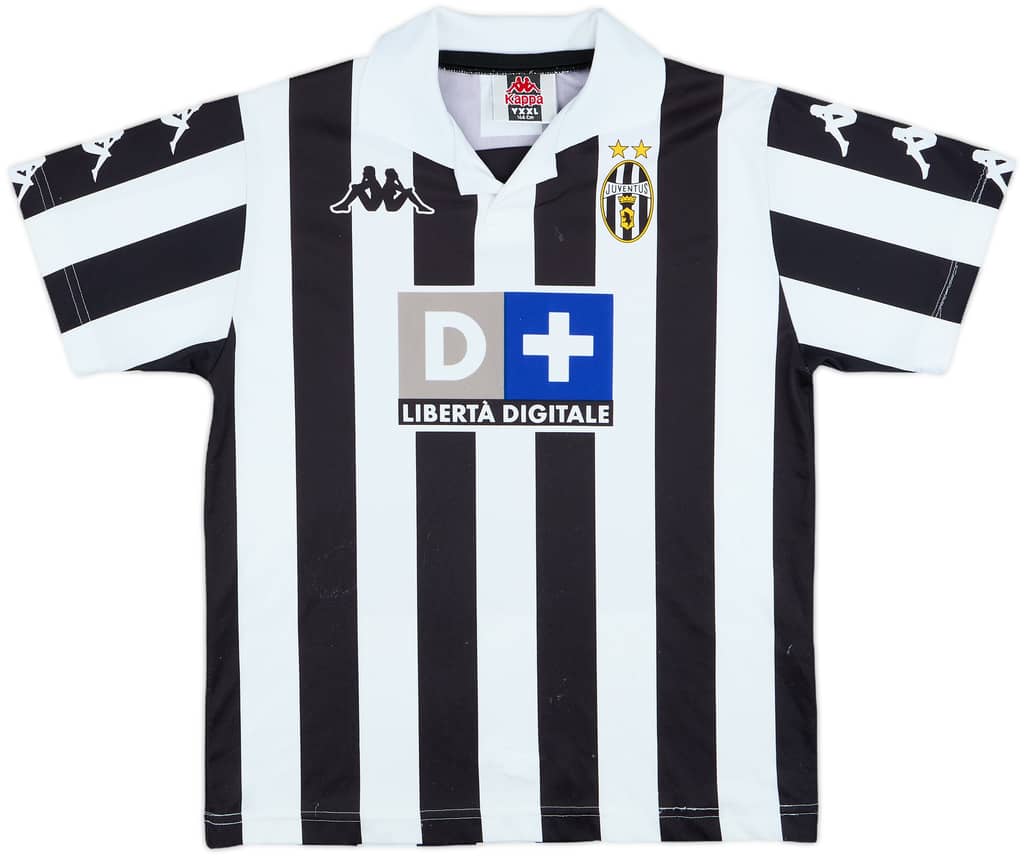 1999-00 Juventus Basic Home Shirt - 6/10 - (XXL.Boys)