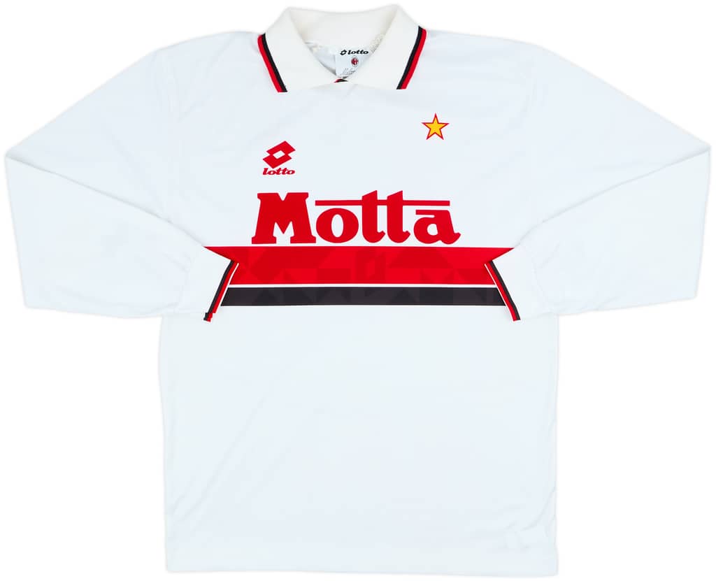 1993-94 AC Milan Away L/S Shirt - 6/10 - (S)