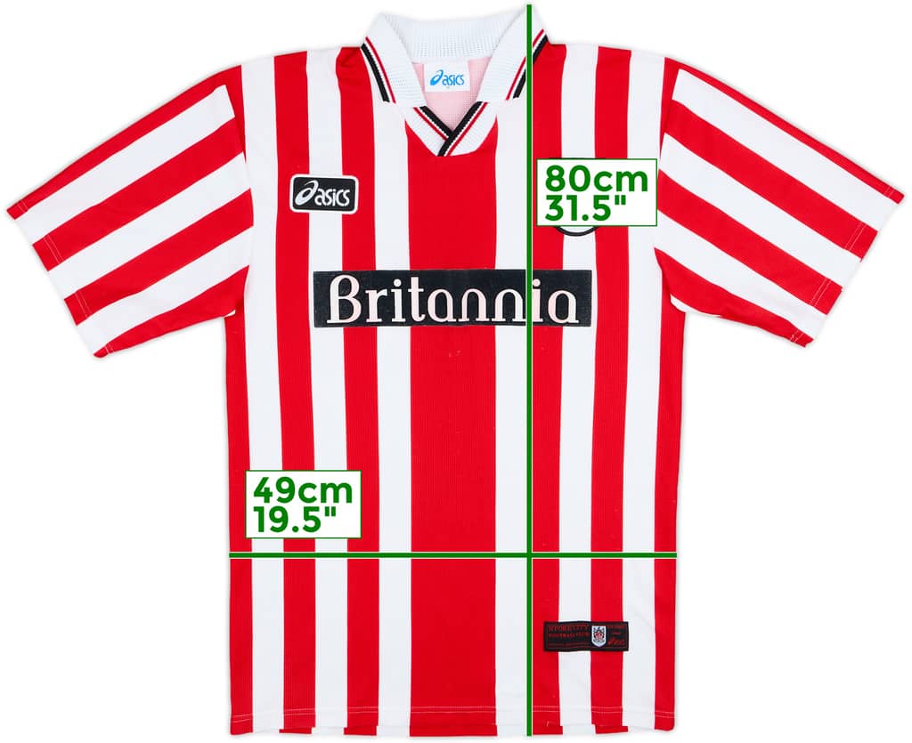 1997-98 Stoke City Home Shirt - 8/10 - (M)