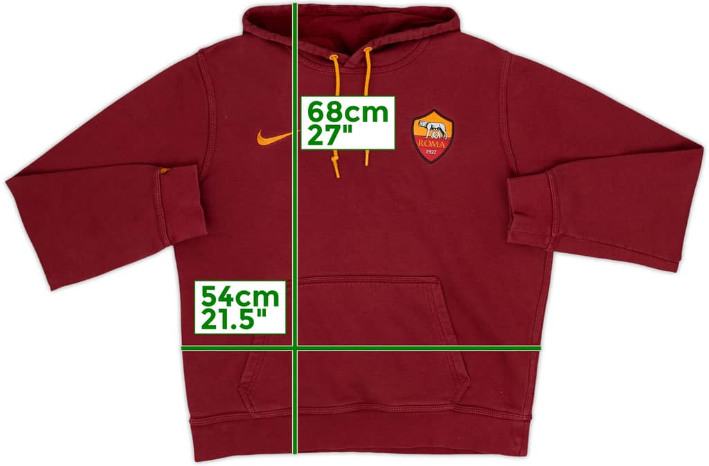 2015-16 Roma Nike Hooded Top - 8/10 - (M)