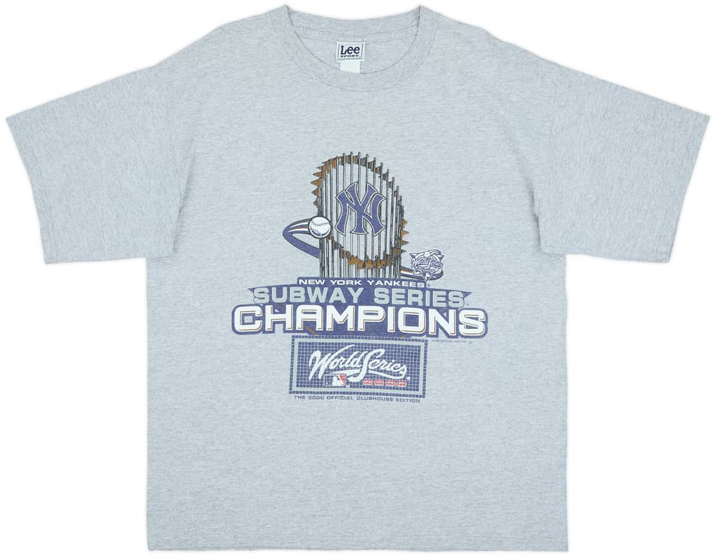 2000 New York Yankees Subway Series Champions Lee Sport Tee - 8/10 - (L)
