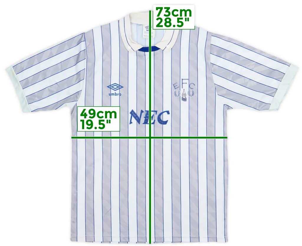 1988-90 Everton Away Shirt - 7/10 - (S)