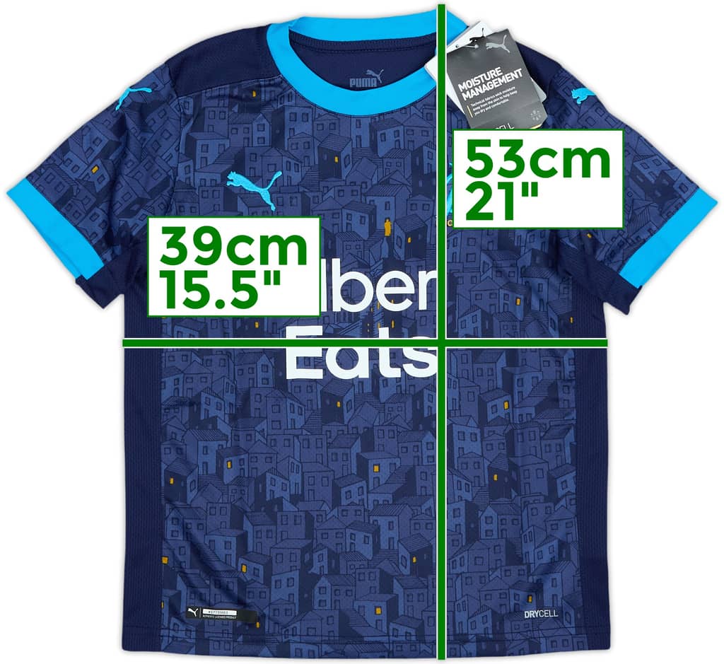 2020-21 Olympique Marseille Away Shirt (S.Boys)