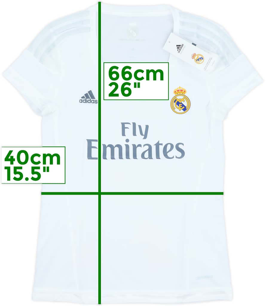 2015-16 Real Madrid Home Shirt (Women's S)