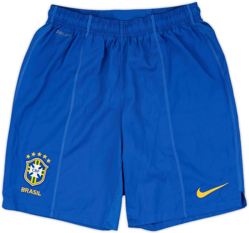 2011-12 Brazil Alternate Home Shorts - 10/10 - (M)