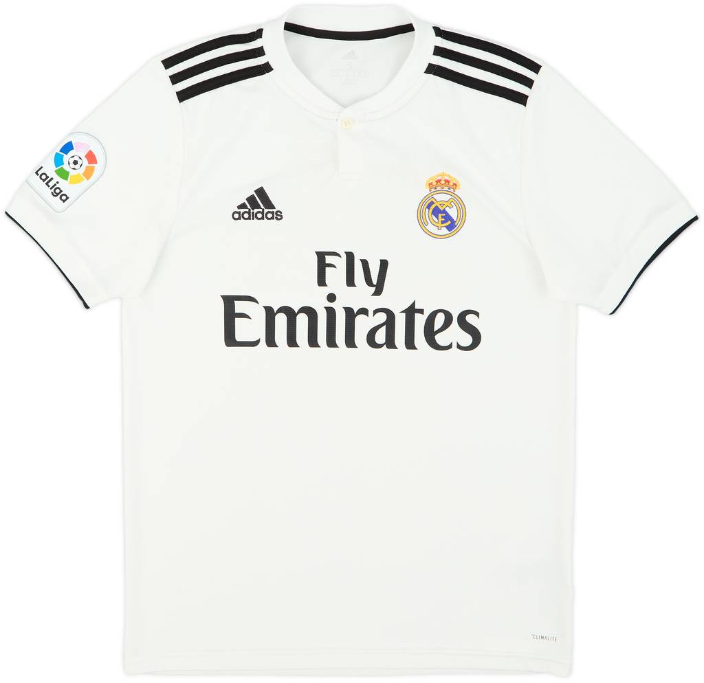 2018-19 Real Madrid Home Shirt - 6/10 - (S)