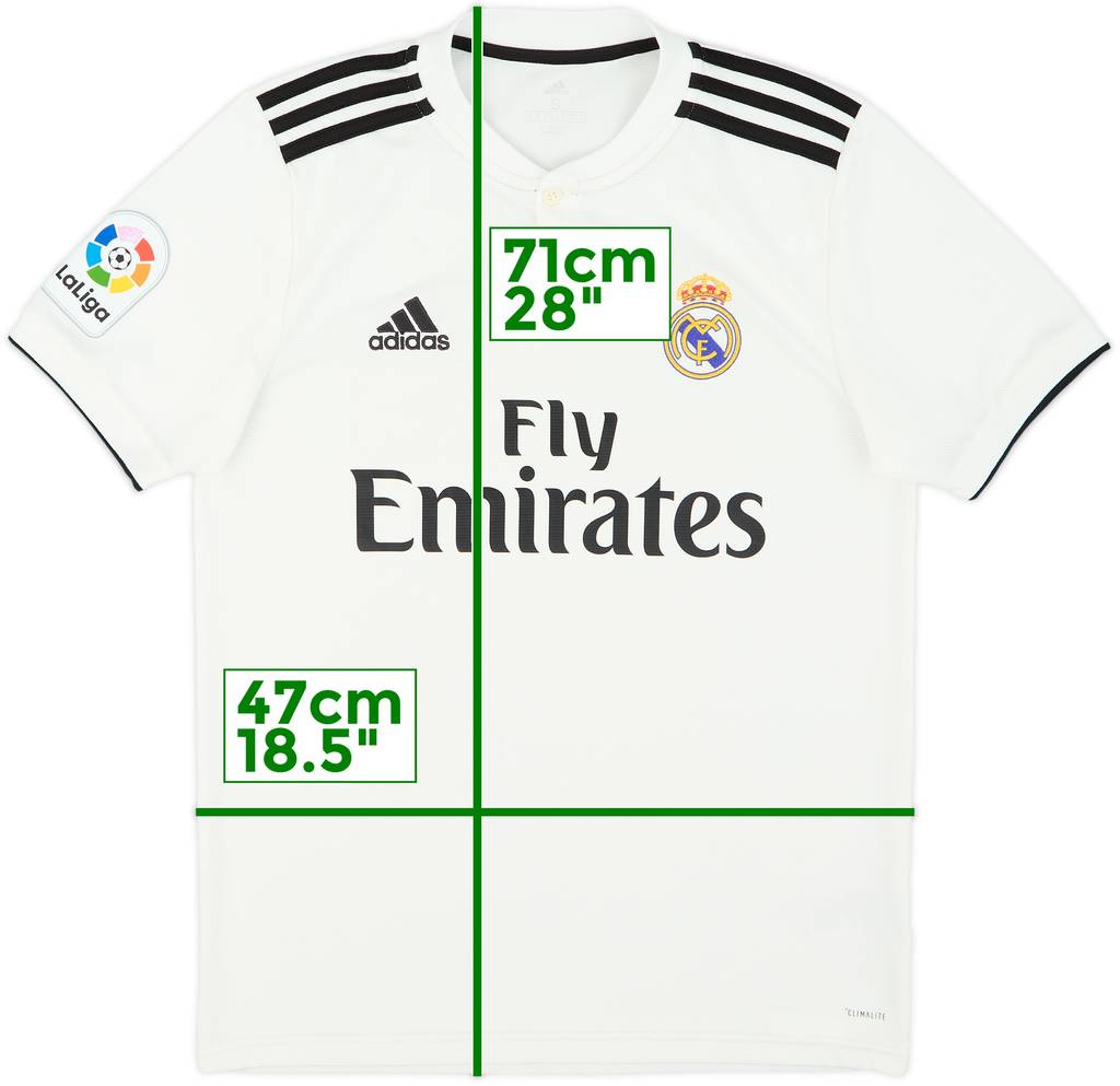 2018-19 Real Madrid Home Shirt - 6/10 - (S)