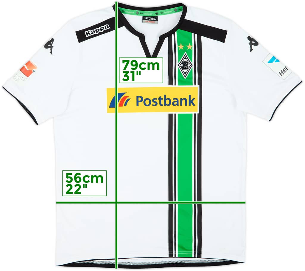 2015-16 Borussia Monchengladbach Home Shirt - 6/10 - (XL)