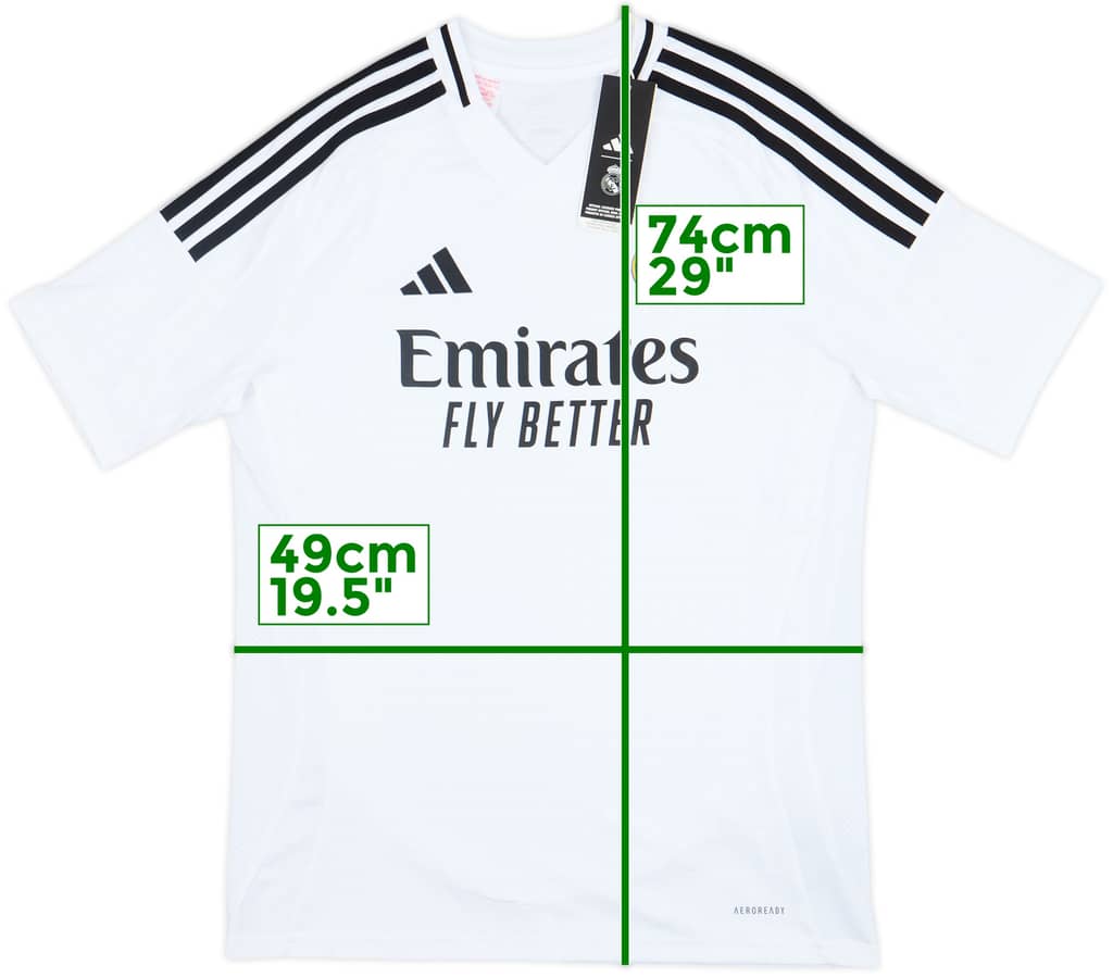 2024-25 Real Madrid Home Shirt (XL.Boys)