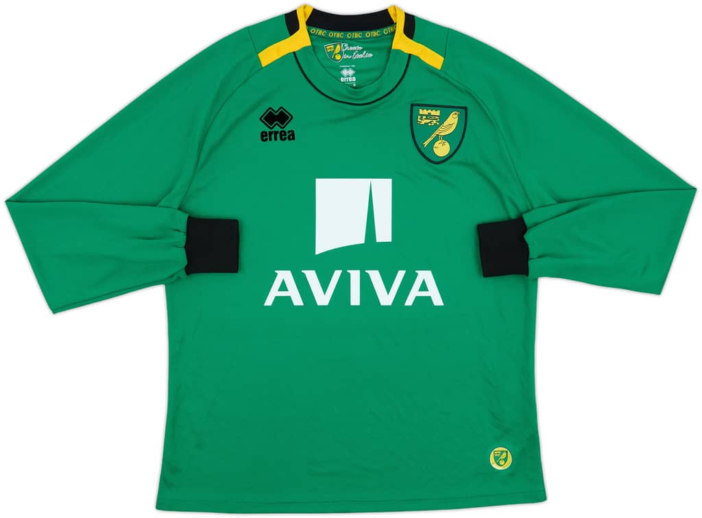 2014-15 Norwich City GK Shirt - 8/10 - (S)
