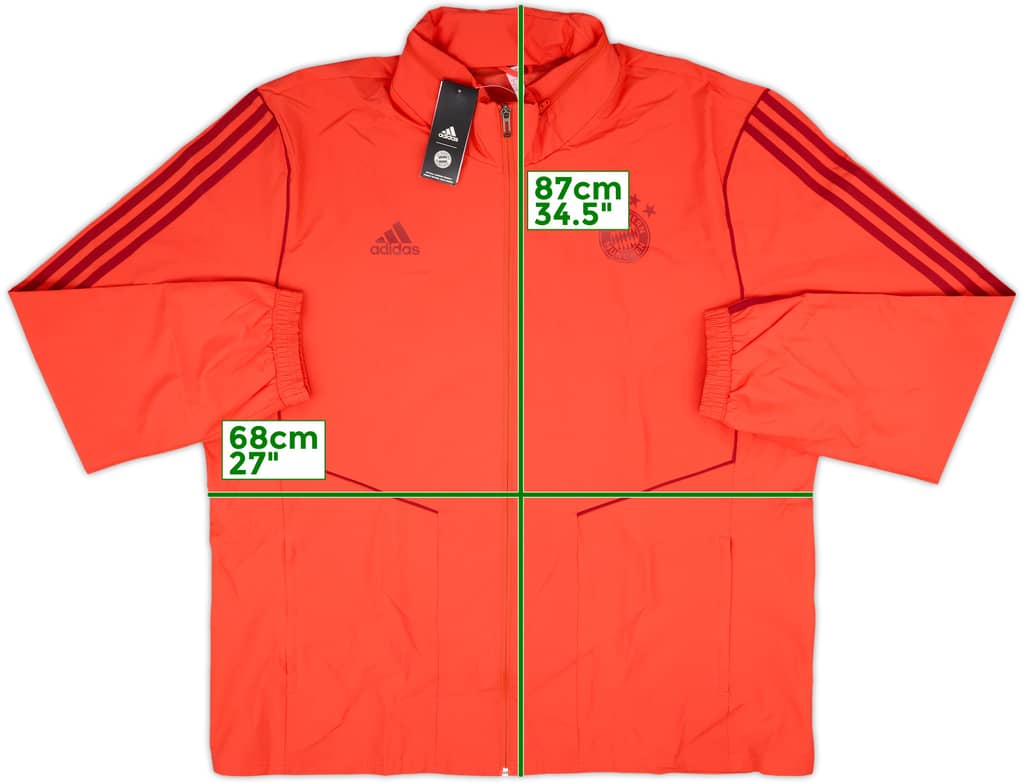 2019-20 Bayern Munich adidas Hooded Rain Jacket (XXL)