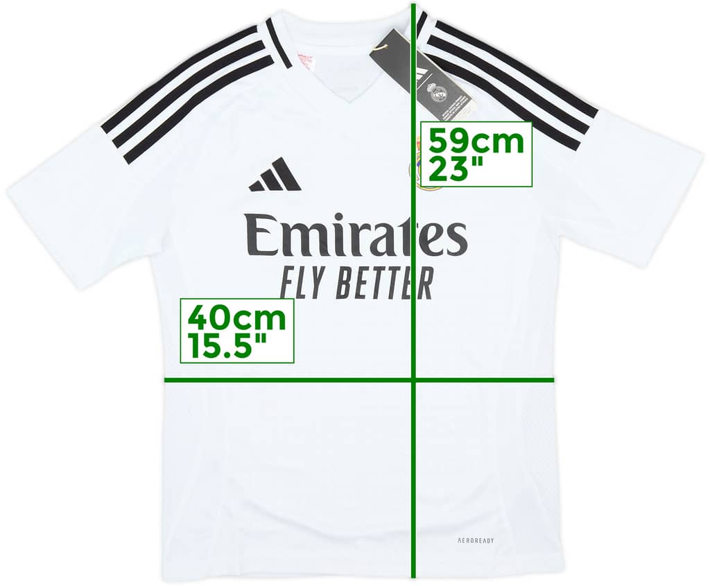 2024-25 Real Madrid Home Shirt (M.Boys)