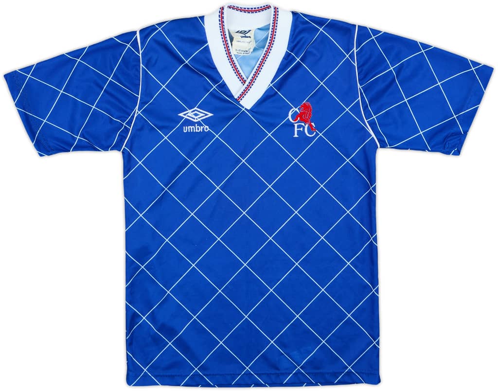 1987-89 Chelsea Home Shirt - 8/10 - (M.Boys)