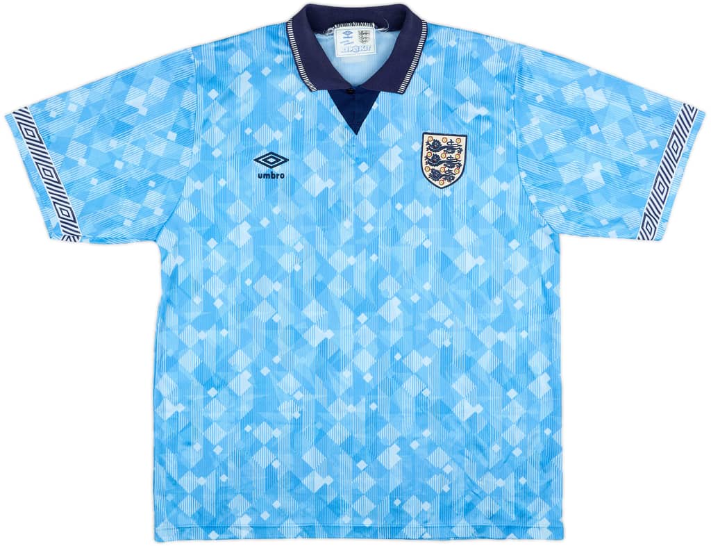 1990-92 England Third Shirt - 9/10 - (XL)