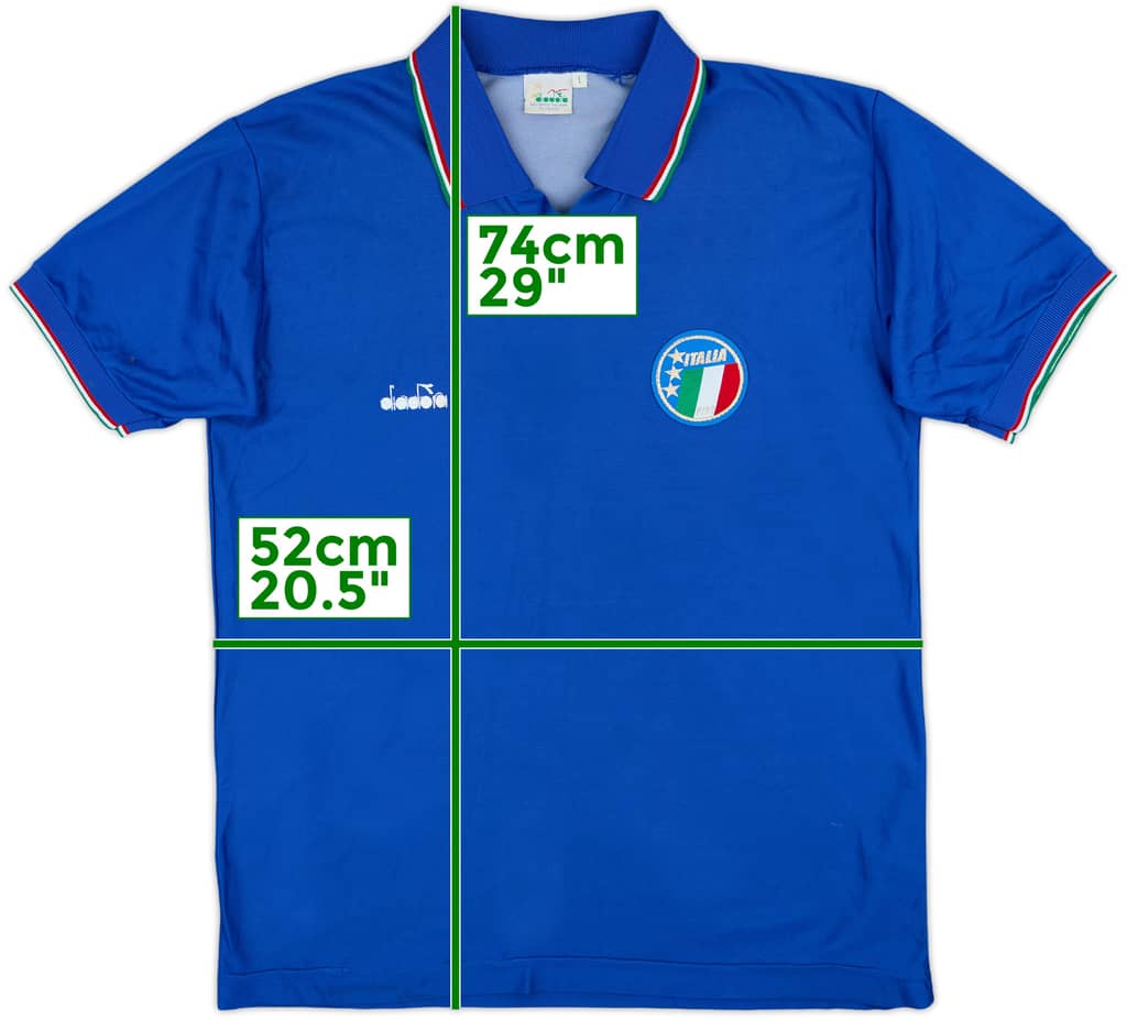 1986-90 Italy Home Shirt - 8/10 - (L)