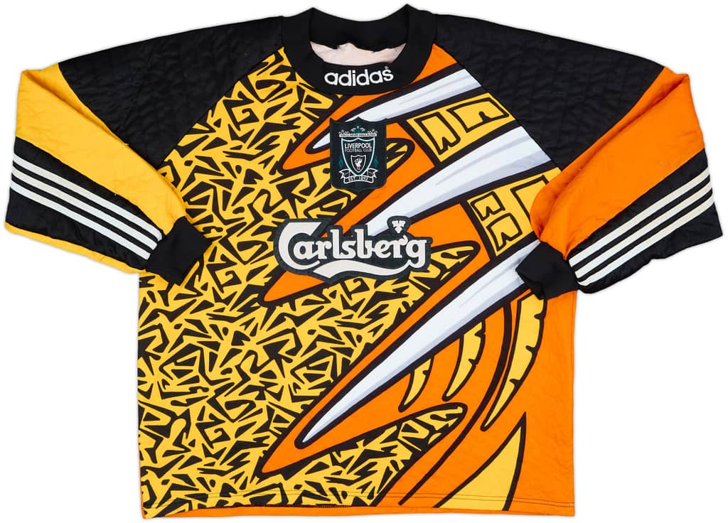 1995-96 Liverpool GK Shirt - 8/10 - (XL)