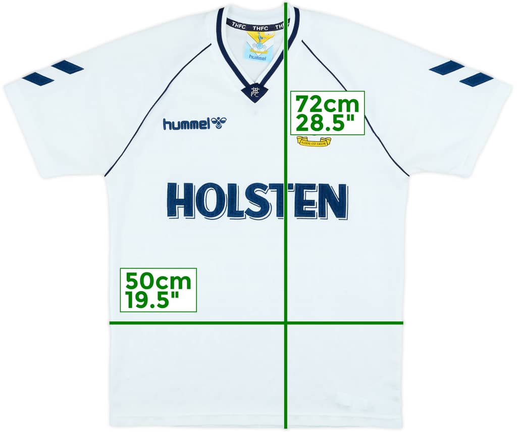 1989-91 Tottenham Home Shirt - 5/10 - (L)